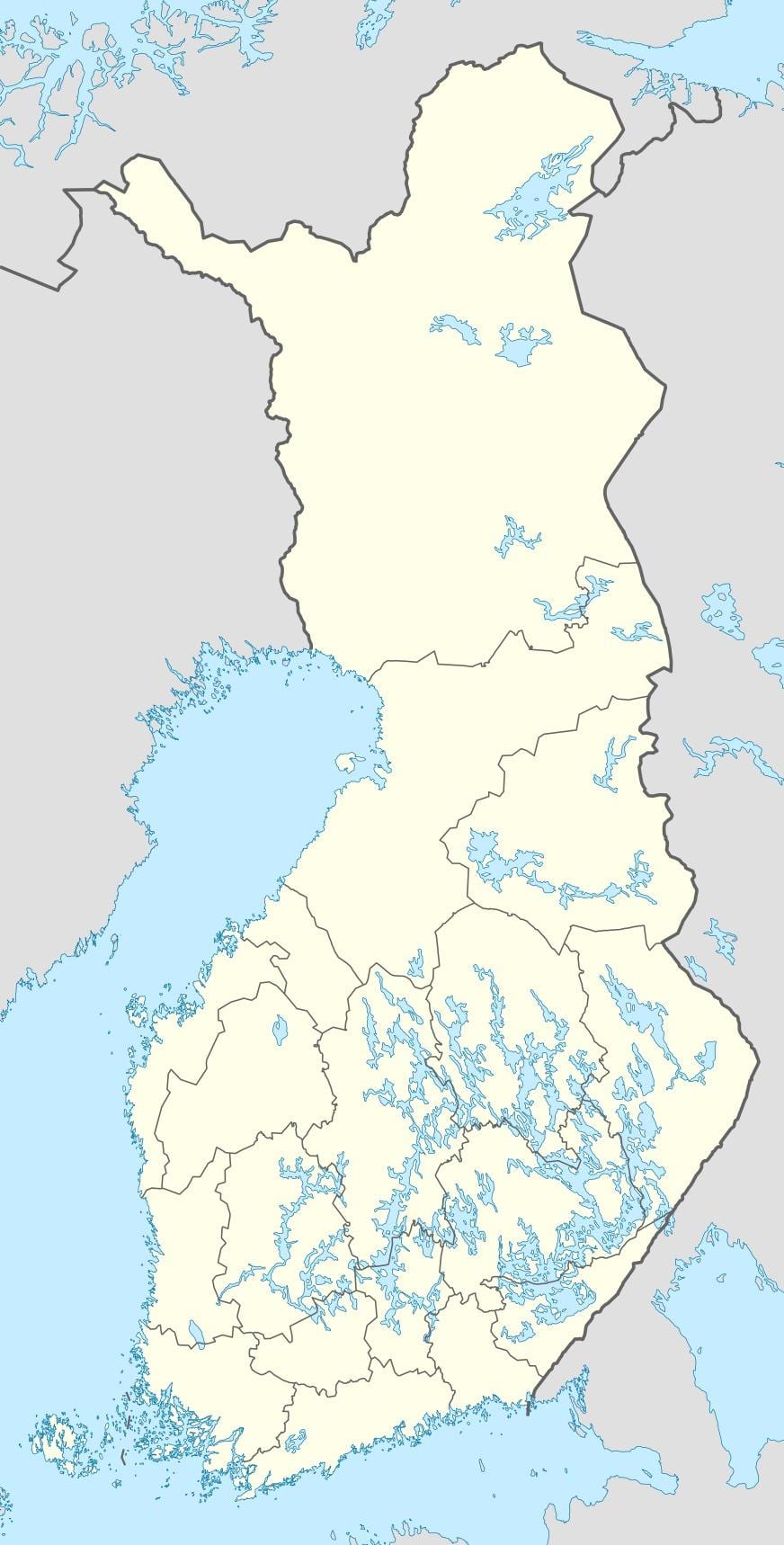 Finland peta lokasi