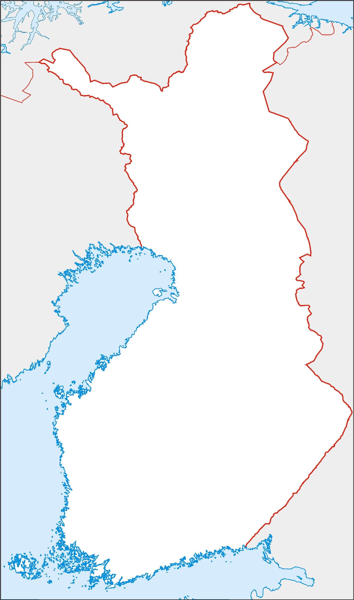 peta kosong Finland