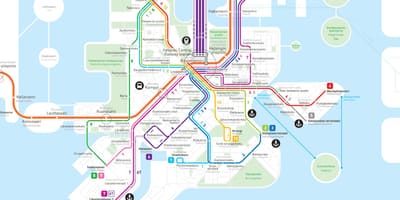 Peta dari Finland metro