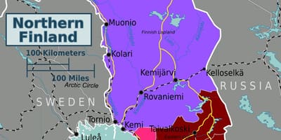 Peta utara Finland